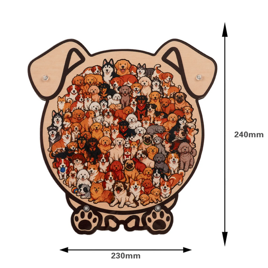 Pawsome Pack Dog Gathering Display Puzzle
