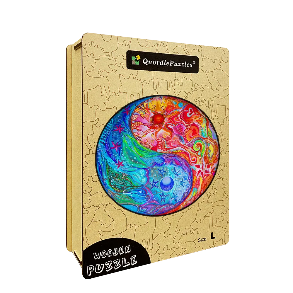 Fire and Water Mandala Puzzle