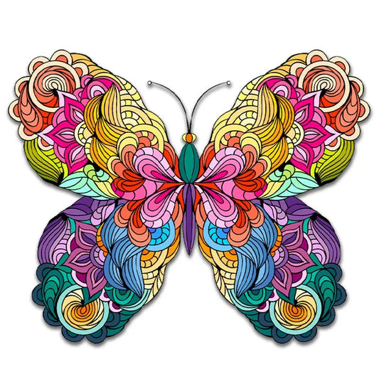 Butterfly Colorful Edition Jigsaw Puzzle