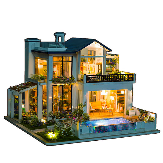 Modern Villa Wooden Jigsaw Puzzle