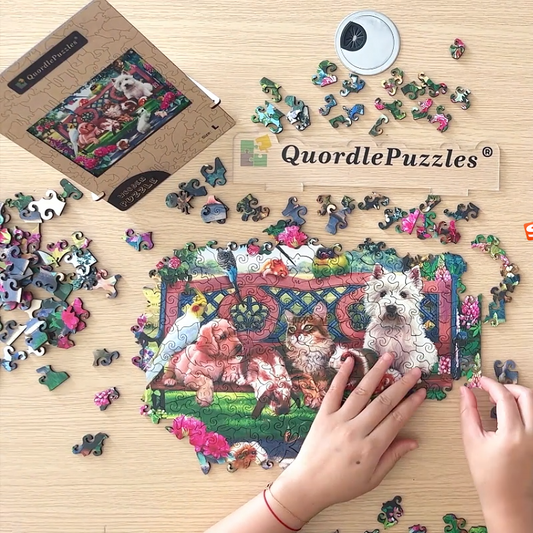Animals Wooden Jigsaw Puzzles – Quordlepuzzles