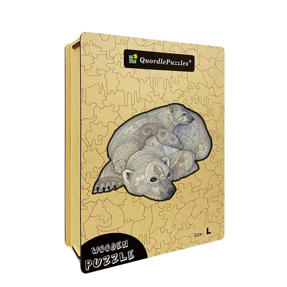 White Polar Bear Jigsaw Puzzle