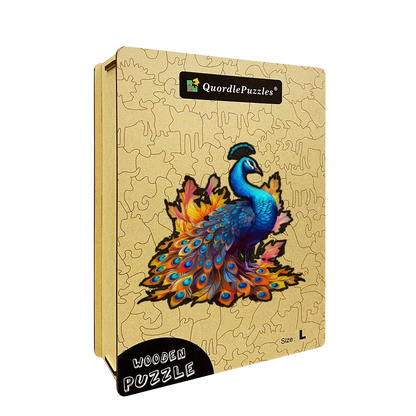 🔥Last Day 92% OFF-Striking peacock Wooden Jigsaw Puzzle