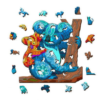 Koala Mother and Child Jigsaw Puzzle