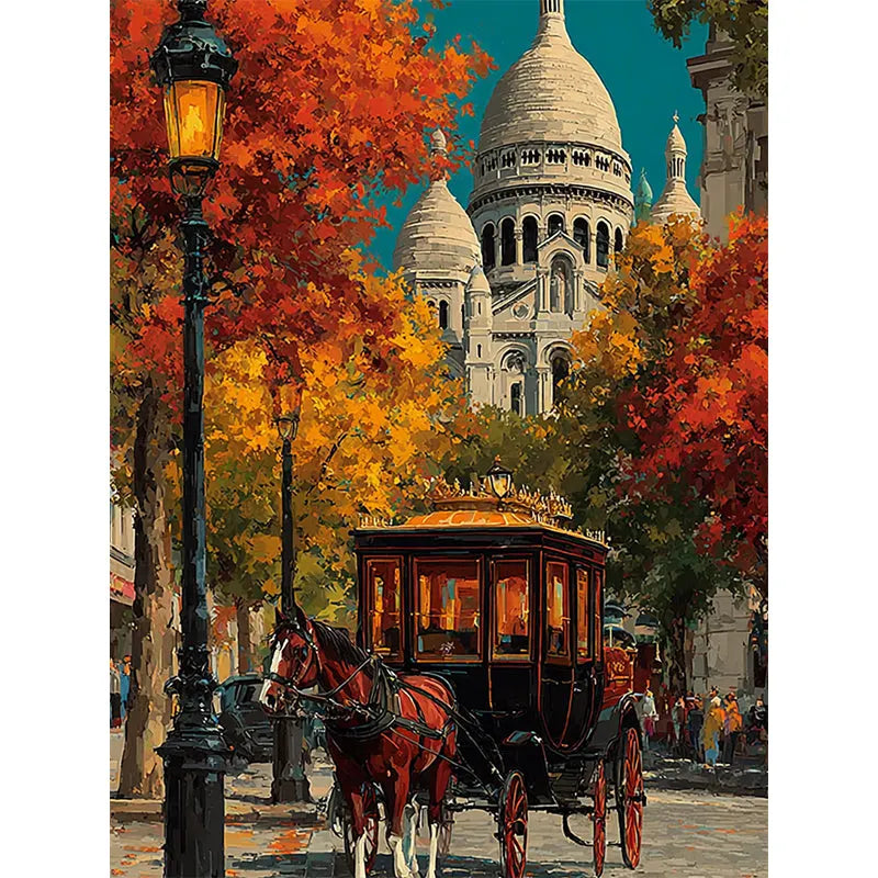 Paris Autumn Wooden Jigsaw Puzzle