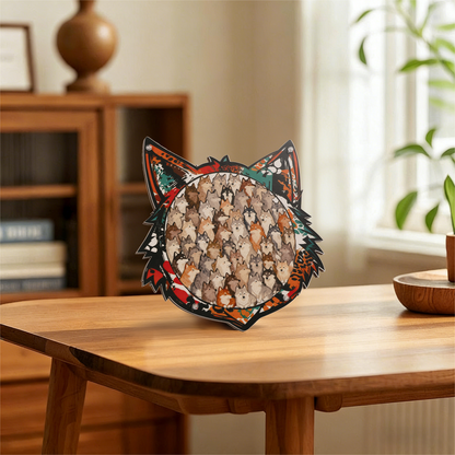 Woodland Wolf Gathering Display Puzzle