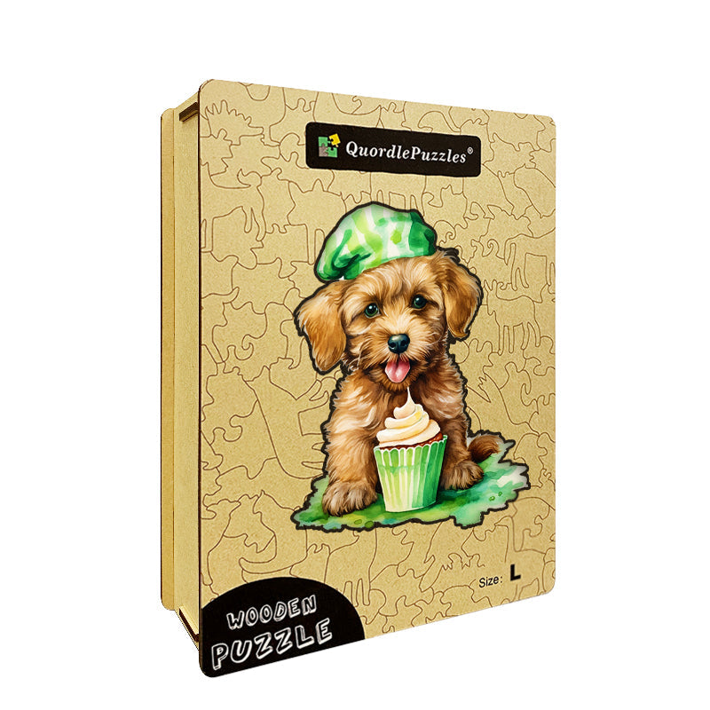 🔥LAST DAY 91% -Cute puppy in green top hat
