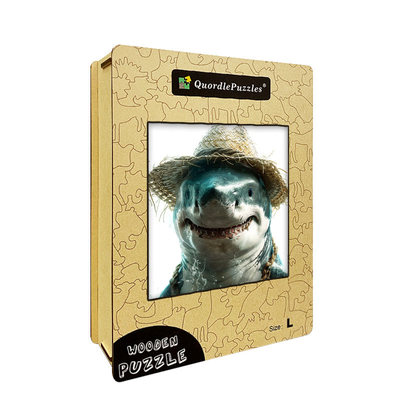 🔥LAST DAY 85% OFF-Shark wearing straw hat