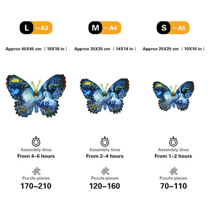 🔥LAST DAY 82% OFF-Butterflies and Unicorns puzzle