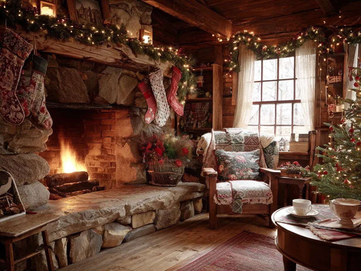 Rustic Holiday Wooden Jigsaw Puzzle