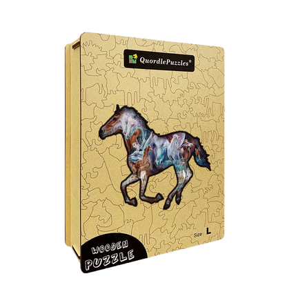 🔥LAST DAY 92% -The Mystery Of The Horse Wooden Jigsaw Puzzle