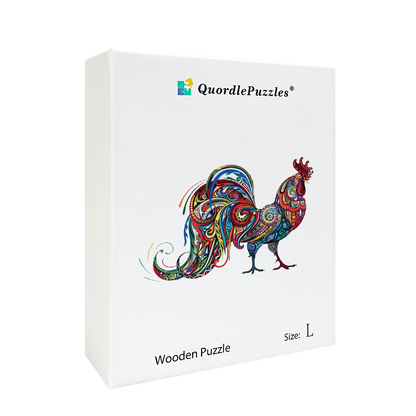Colorful Rooster Jigsaw Puzzle