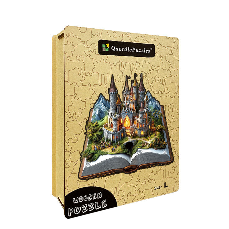 3D Enchanted Castle Wooden Jigsaw Puzzle