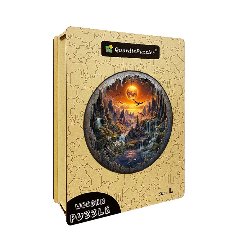 3D Dragon Realm Wooden Jigsaw Puzzle