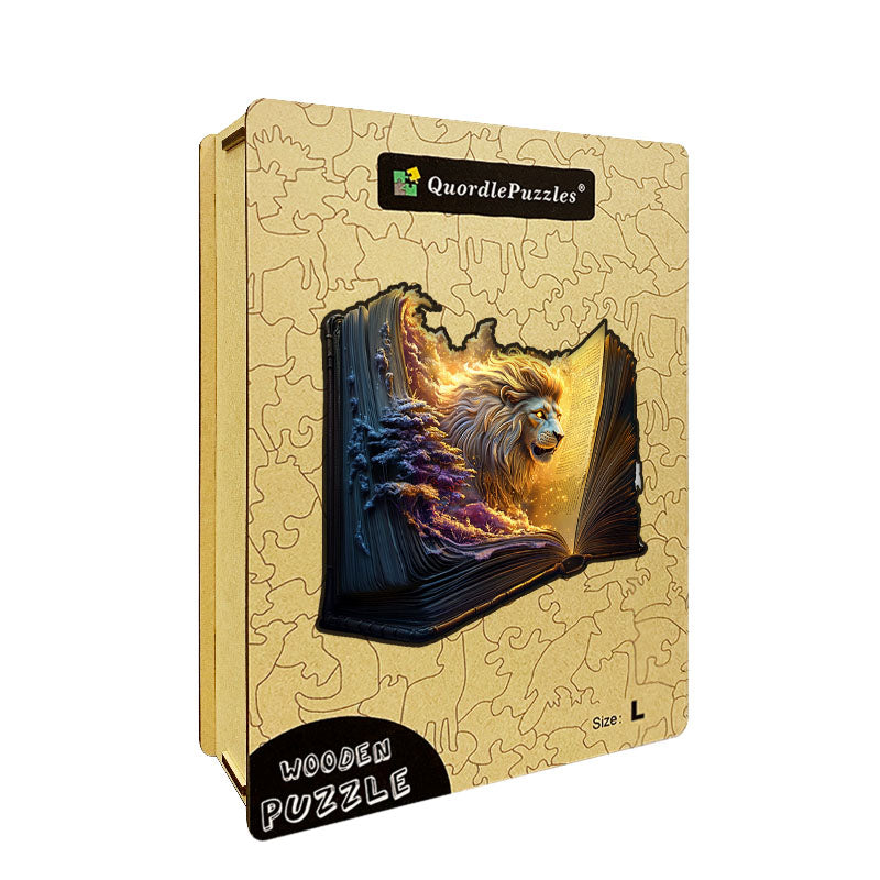 3D Roaring Lion Wooden Jigsaw Puzzle