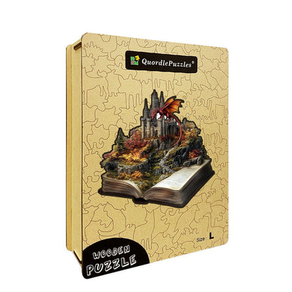 3D Dragon's Castle Wooden Jigsaw Puzzle