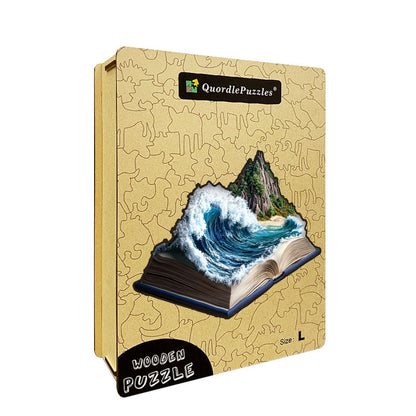 3D Ocean Wave Wooden Jigsaw Puzzle