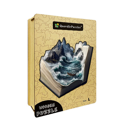 3D Oceanic Storm Wooden Jigsaw Puzzle