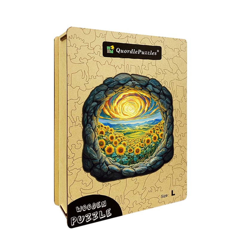 3D Sunflower Valley Wooden Jigsaw Puzzle