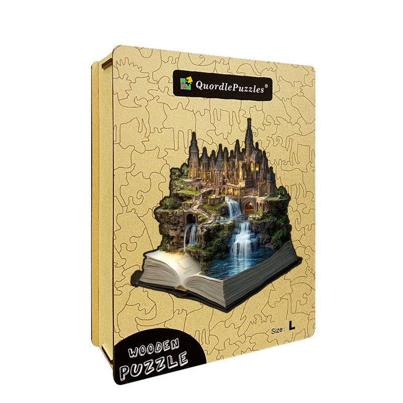 3D Gothic Castle Wooden Jigsaw Puzzle