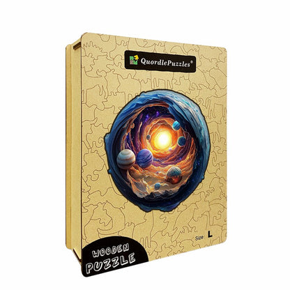 3D Cosmic Spiral Wooden Jigsaw Puzzle