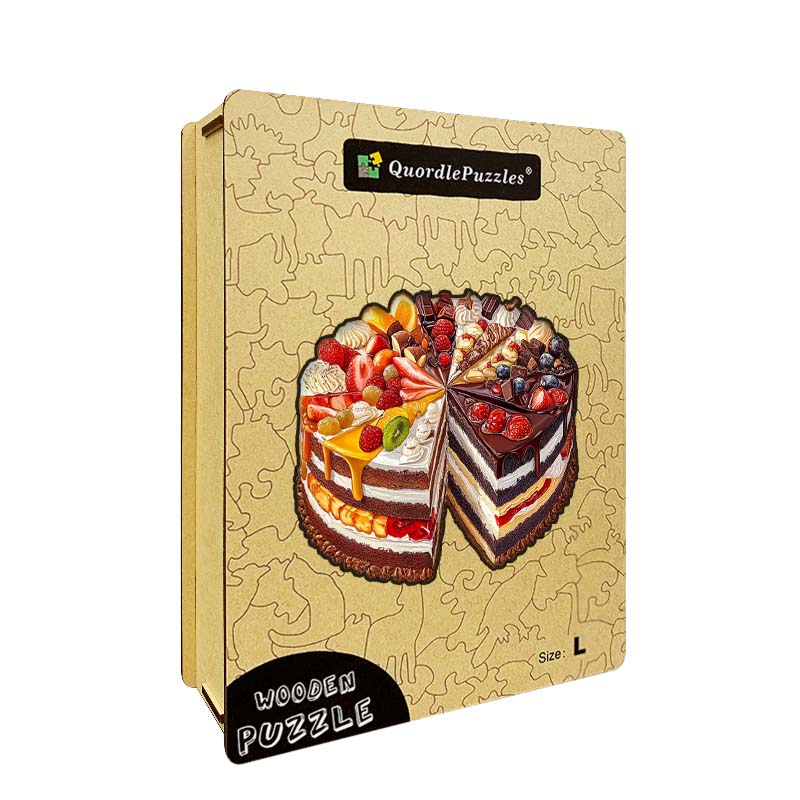 3D Fruit Cake Wooden Jigsaw Puzzle