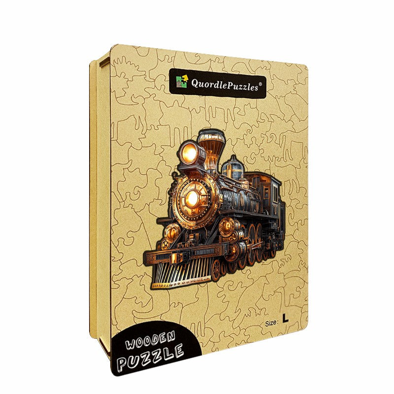 3D Steam Locomotive Wooden Jigsaw Puzzle