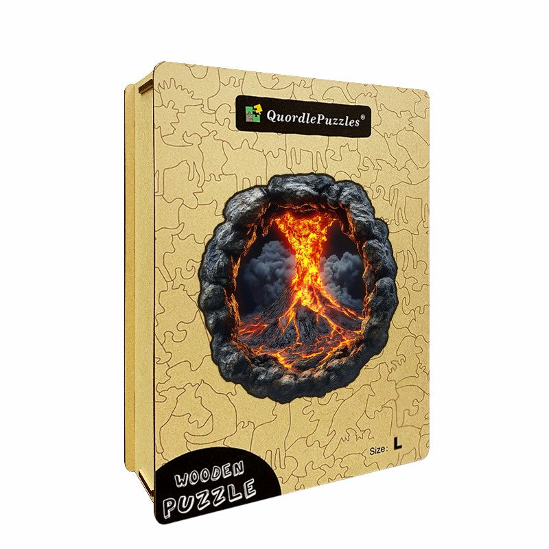 3D Volcano Eruption Wooden Jigsaw Puzzle