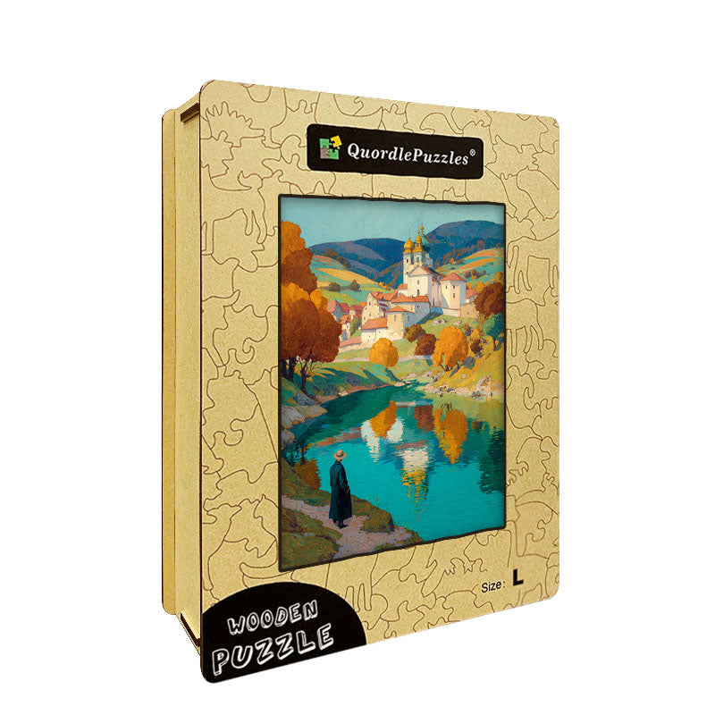 River Reflections Wooden Jigsaw Puzzle