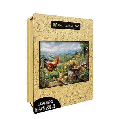 Farmyard Family Wooden Jigsaw Puzzle