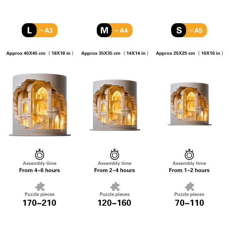 Gothic Cathedral Wooden Jigsaw Puzzle