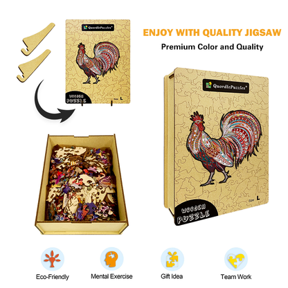 Red Rooster Jigsaw Puzzle