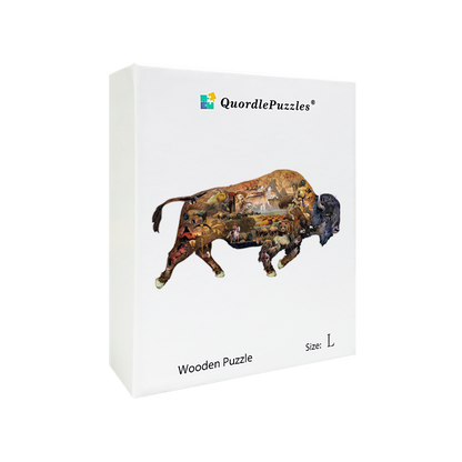 🔥LAST DAY 89% -Prairie Dweller Wooden Jigsaw Puzzle
