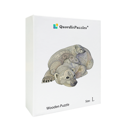 White Polar Bear Jigsaw Puzzle