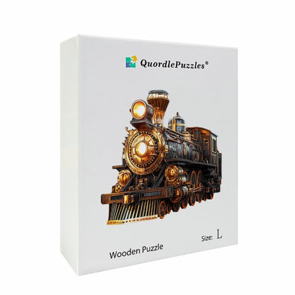 3D Steam Locomotive Wooden Jigsaw Puzzle