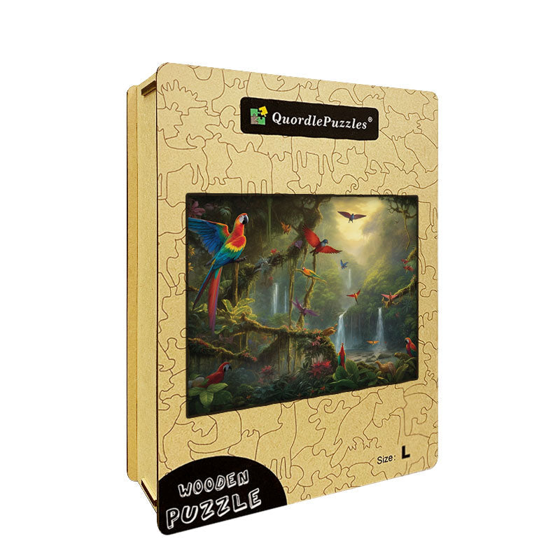 Tropical Rainforest Wooden Jigsaw Puzzle