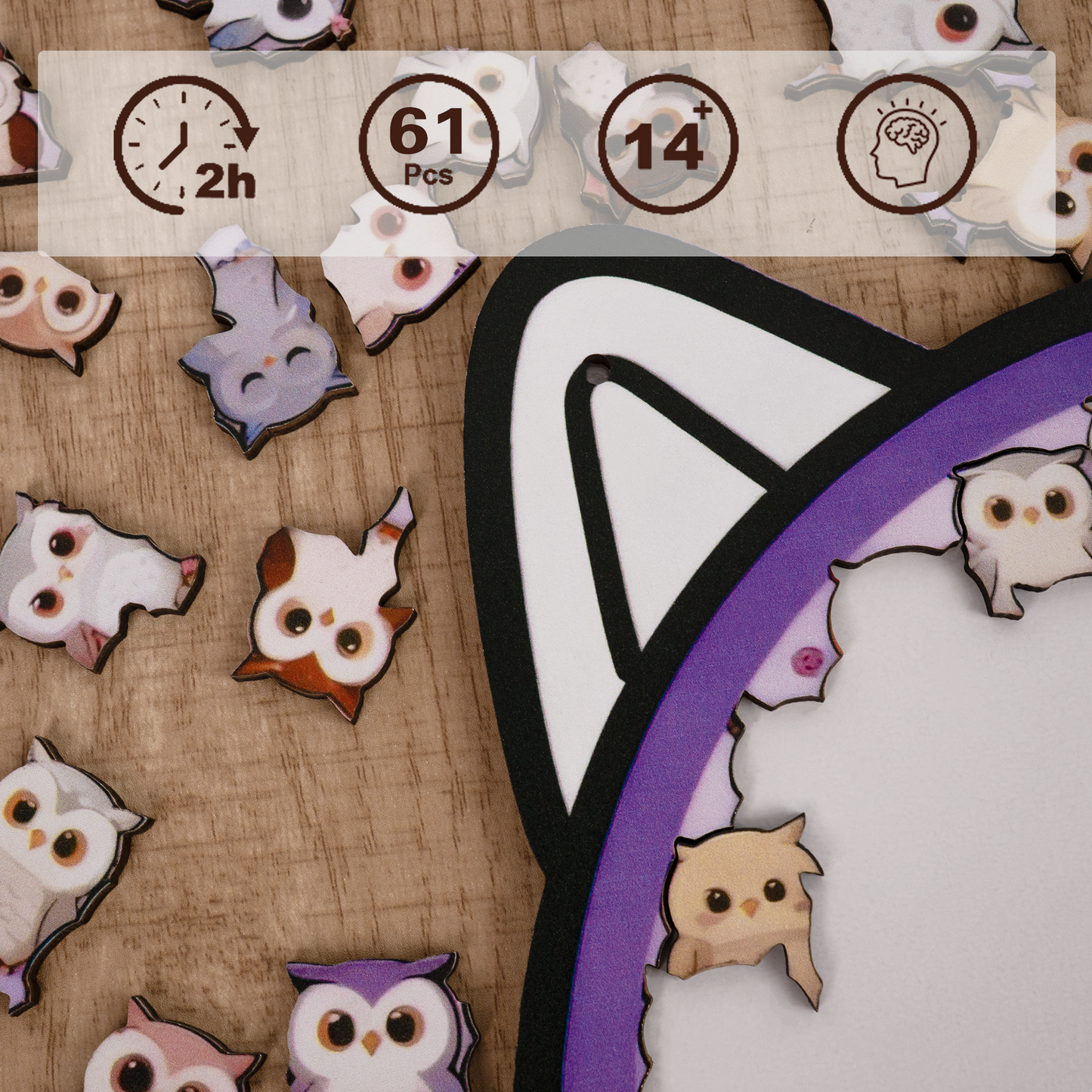 Enchanted Owl Gathering Display Puzzle