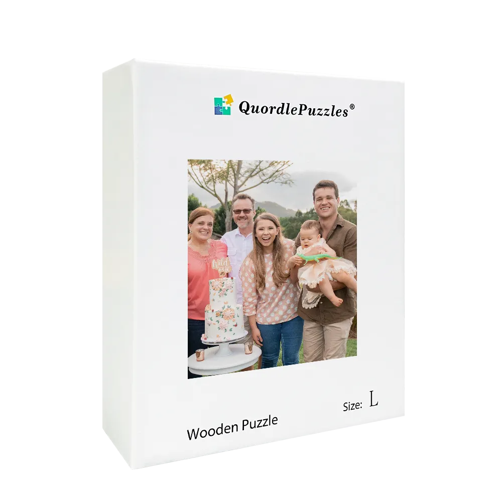 Upload photo custom wooden jigsaw puzzle