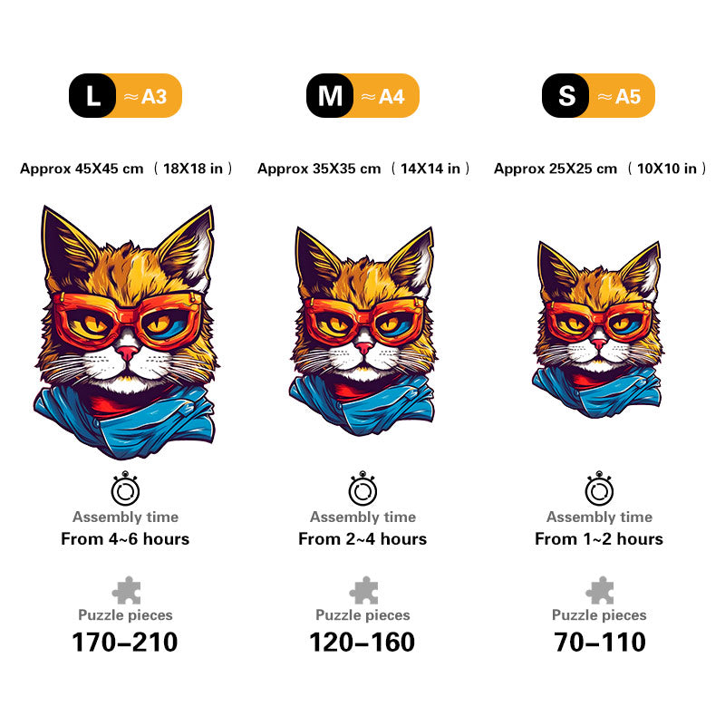 🔥LAST DAY 88% OFF - Cat with Sunglasses