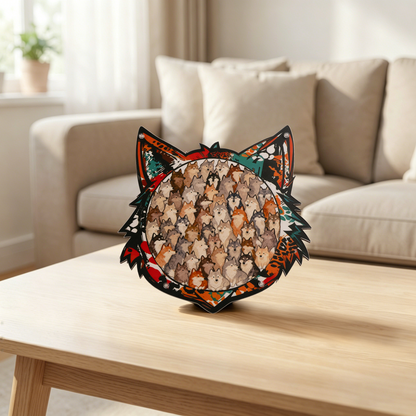 Woodland Wolf Gathering Display Puzzle