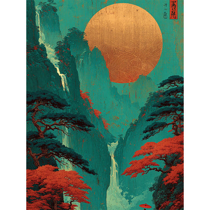 Vertical Scroll Wooden Jigsaw Puzzle