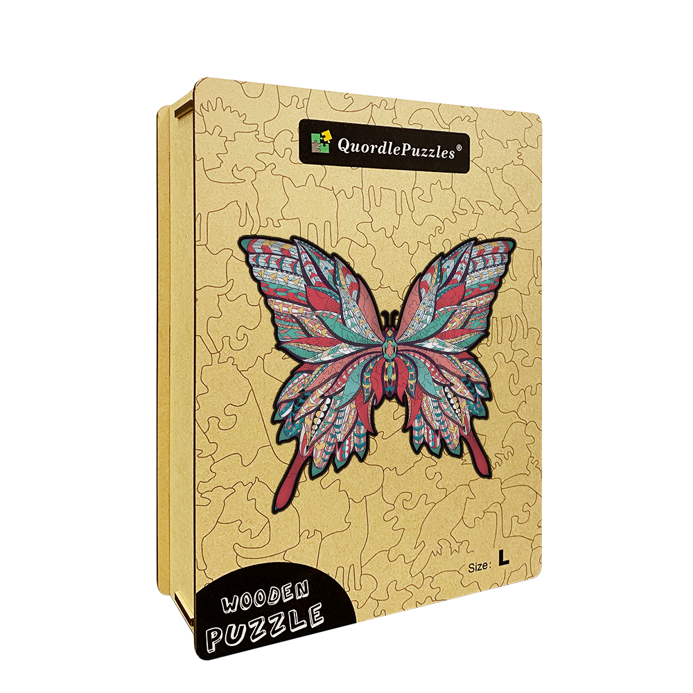 Red Butterfly Jigsaw Puzzle