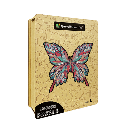 Red Butterfly Jigsaw Puzzle