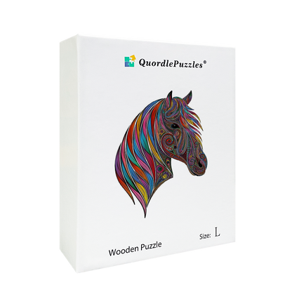 Colorful Horse Head Jigsaw Puzzle