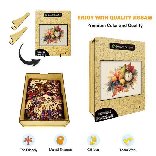 Timeless Harvest Wooden Jigsaw Puzzle