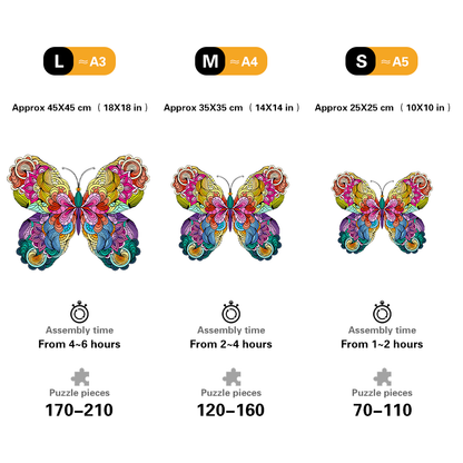 Butterfly Colorful Edition Jigsaw Puzzle