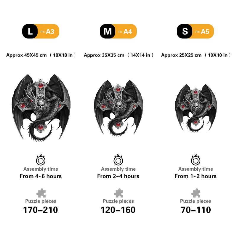 Black Dragon Demon Puzzle