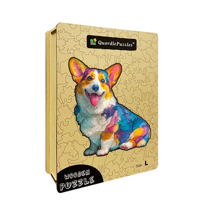 Bring joy and creativity Dog Wooden Puzzle