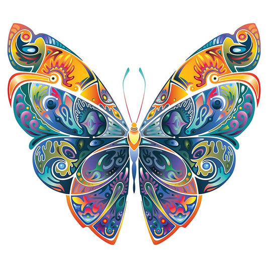 Bright Butterfly Puzzle