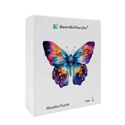 🔥LAST DAY 92% -A watercolor butterfly with a rainbow on the wings.